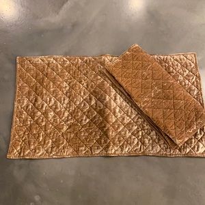 Pottery Barn King Shams - copper